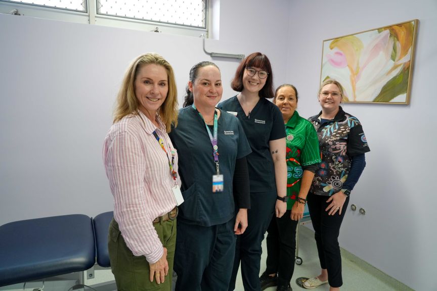 Toowoomba SASS team in clinic