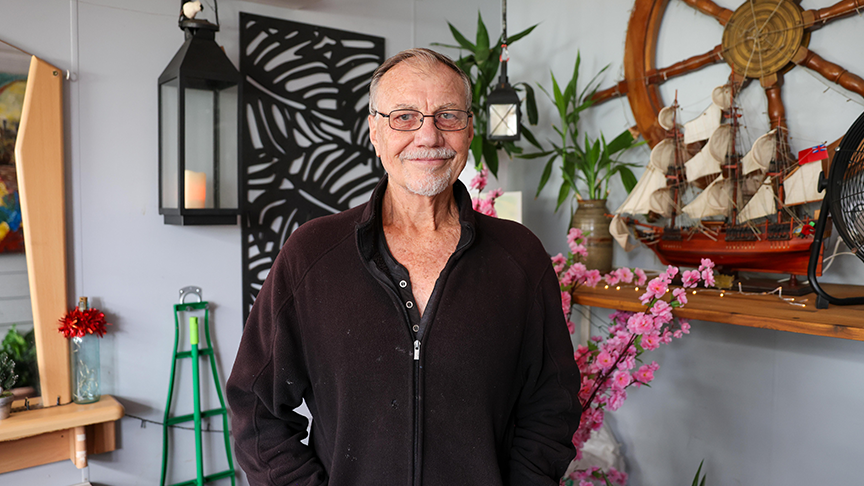 Toowoomba retiree Peter Downs trial program participant