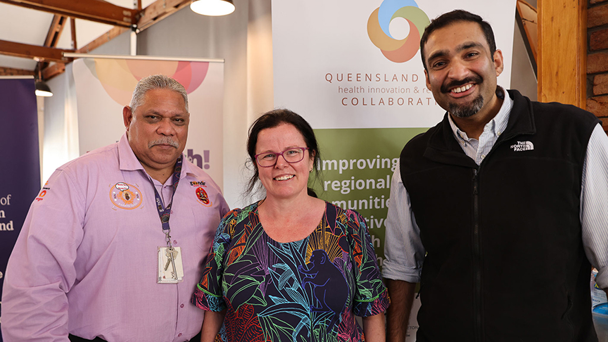 Floyd Leedie, Dr Anna Tynan, Dr Tanvir Kapoor 
